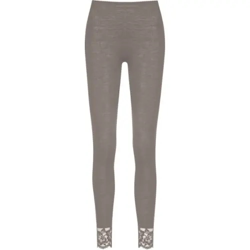 MEY Mey Wool Love legging L- XL deep taupe