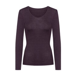 Wool Love shirt lange mouw 38-40 perfect plum
