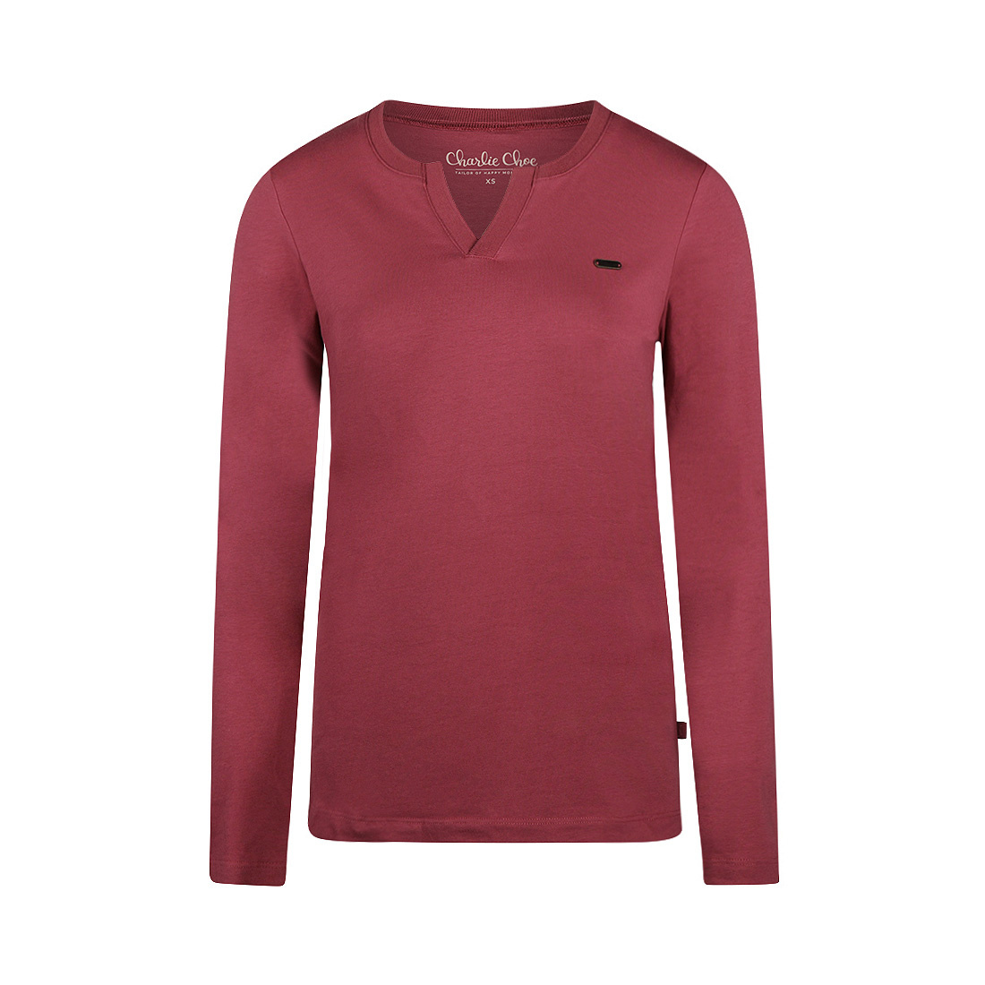 Charlie Choe Charlie Choe Cozy days long sleeve XS-XXL cassis