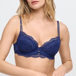 Musea push up bh A-E saffier blauw