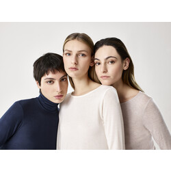 Perfect Line Cashmere longe sleeve S-XL ivory