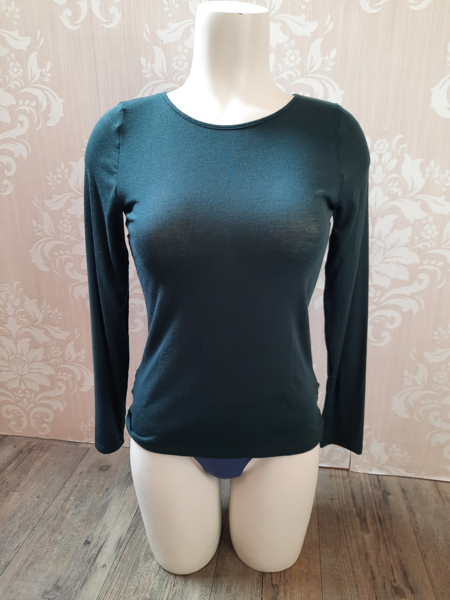 Oroblu Oroblu Perfect Line Cashmere longe sleeve S-XL forest green