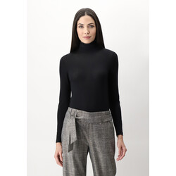 Perfect Line Cashmere turtle neck S-XL zwart