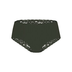 Secrets lace hipster lace back S-XL forest mist