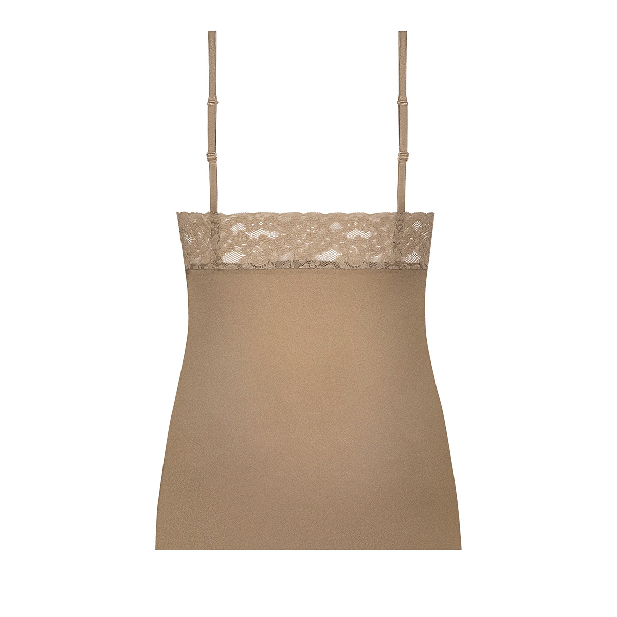 Ten Cate Ten Cate Secrets spaghetti top lace S-XL dusty sand