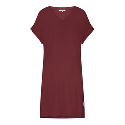 Dress short sleeve M-L velvet red