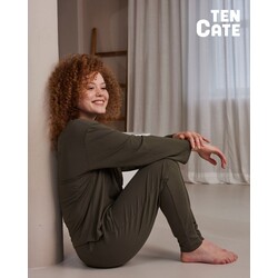 Pyjama set long sleeve M-L antra grey