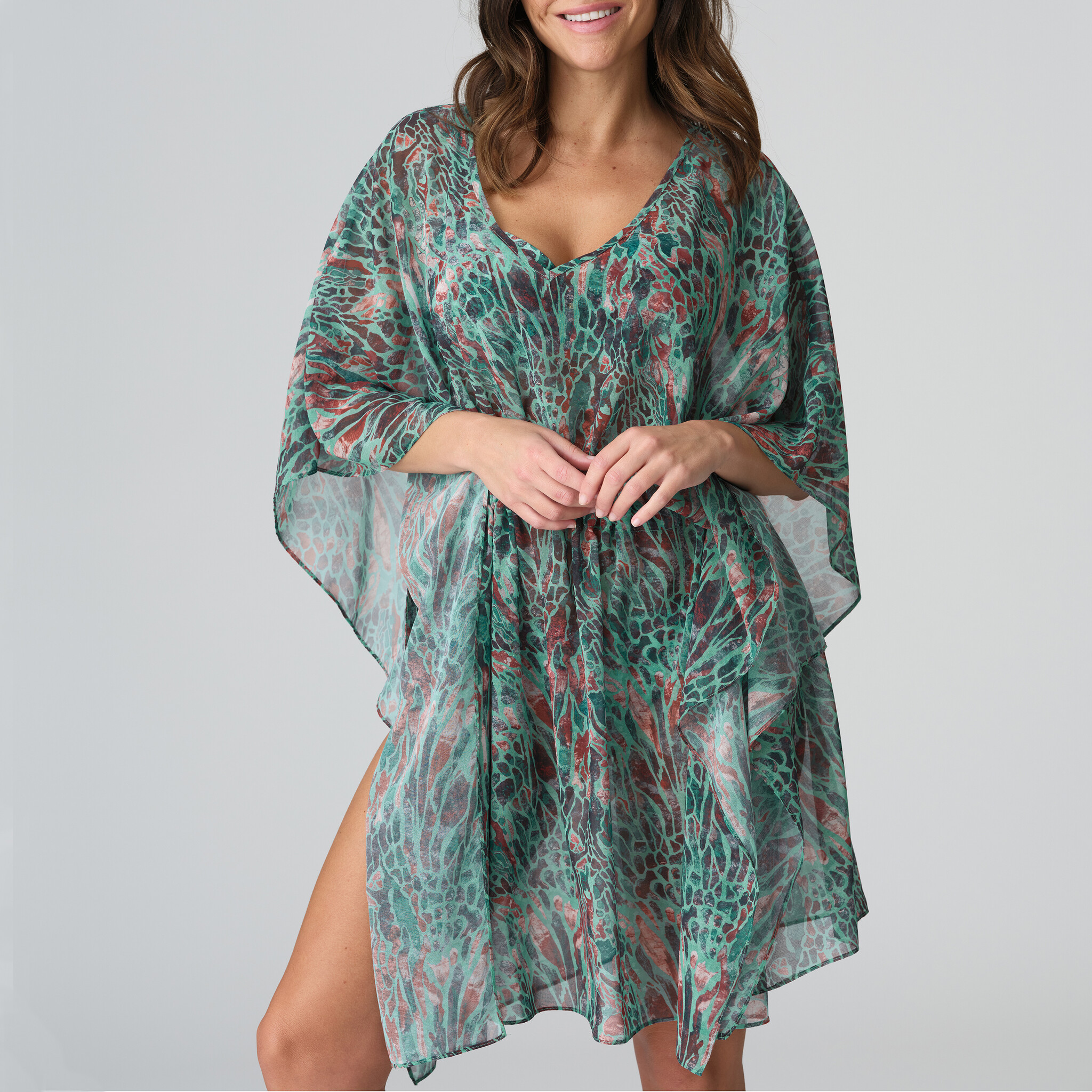 PrimaDonna SWIM Prima Donna Swim Riyad caftan 36-38 turquoise seas