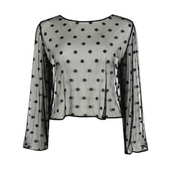 Daisy top M zwart
