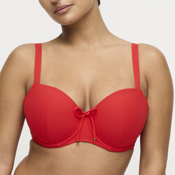 Aswan balconnet mousse C-F fiesta red