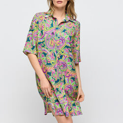 Jolise jurkje 44 tropical paisley