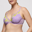 Prima Donna Prima Donna Ixia plunge bh halve mousse cup D-G wisteria