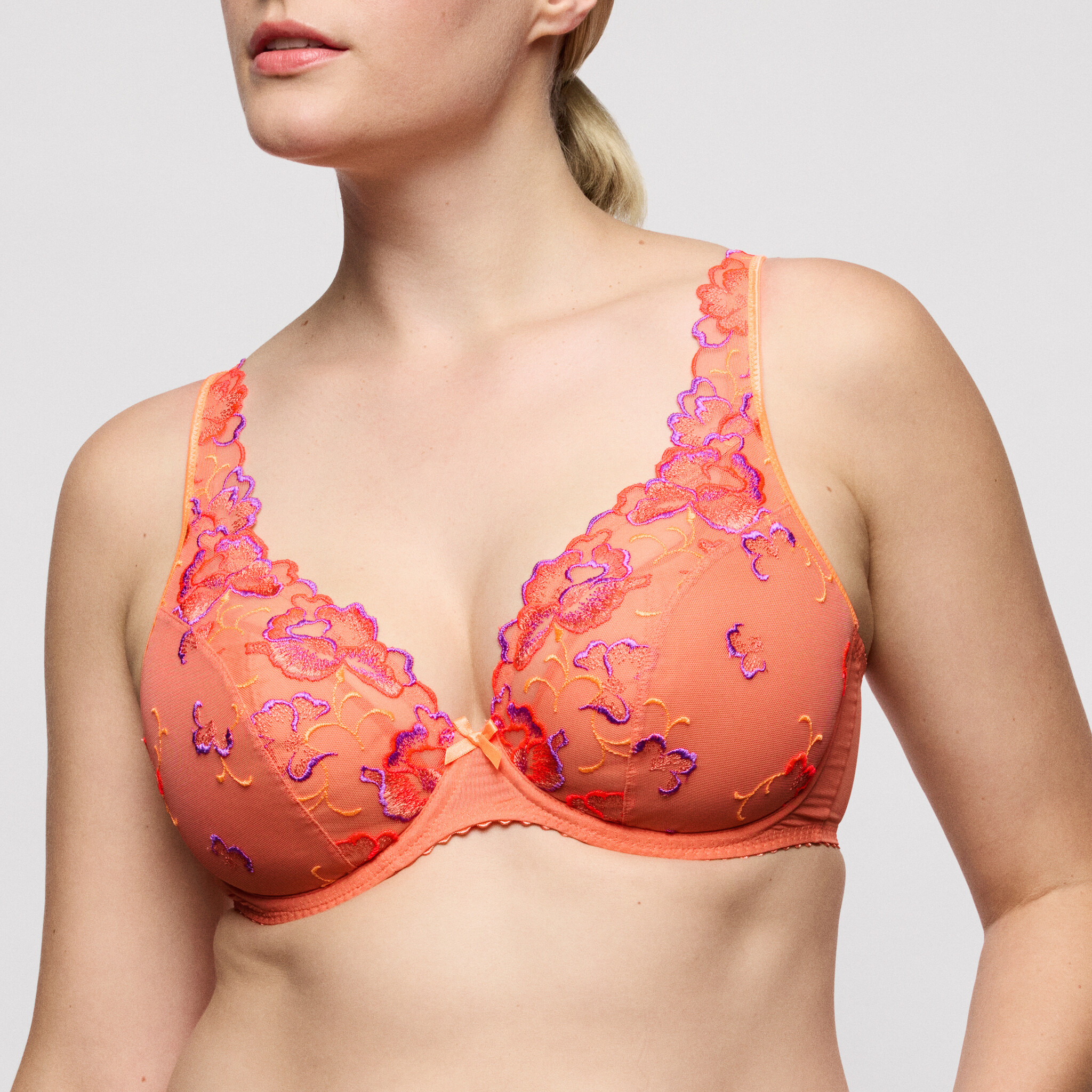 Prima Donna Prima Donna Devdaha plunge bh halve mousse cup C-G sunset blush