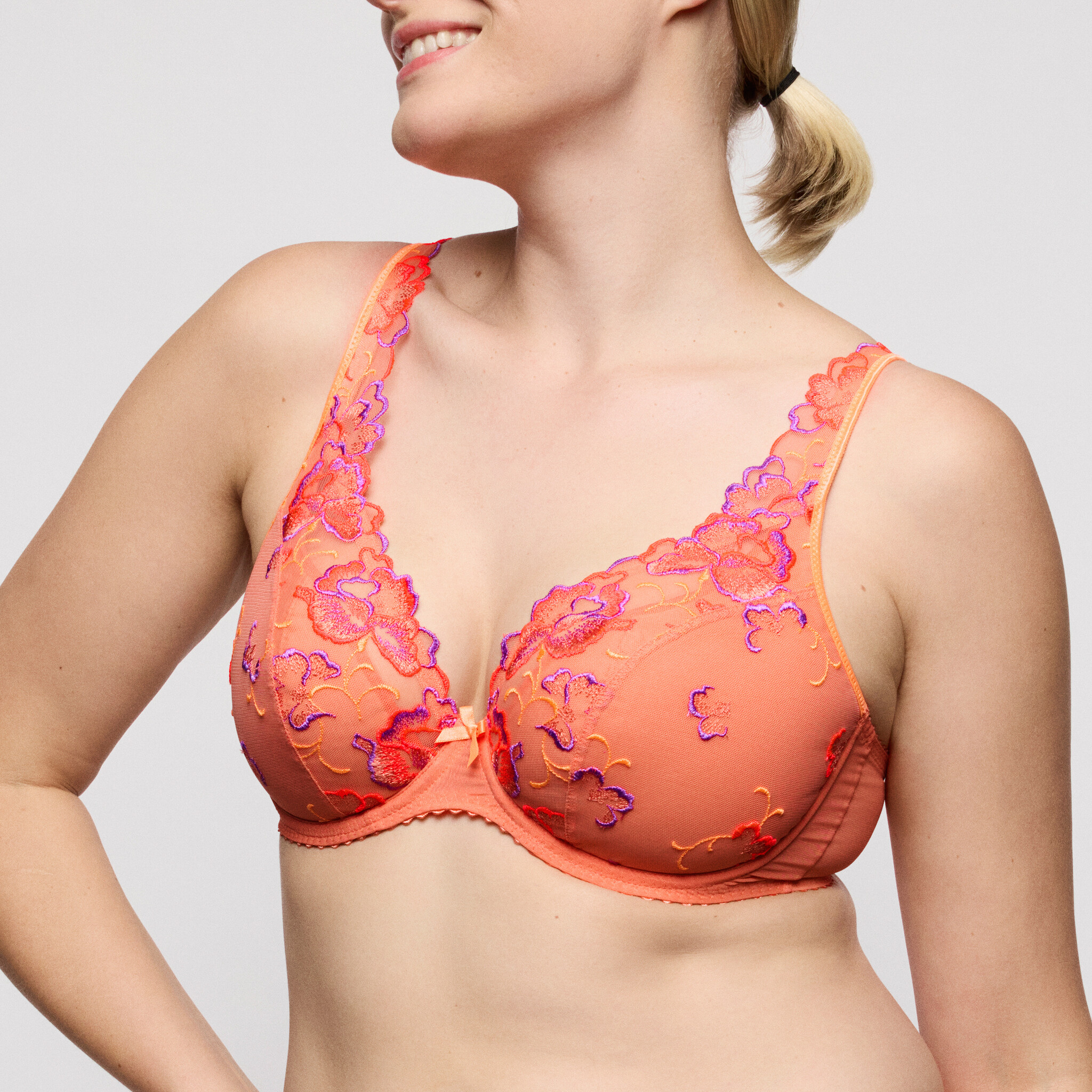 Prima Donna Prima Donna Devdaha plunge bh halve mousse cup C-G sunset blush