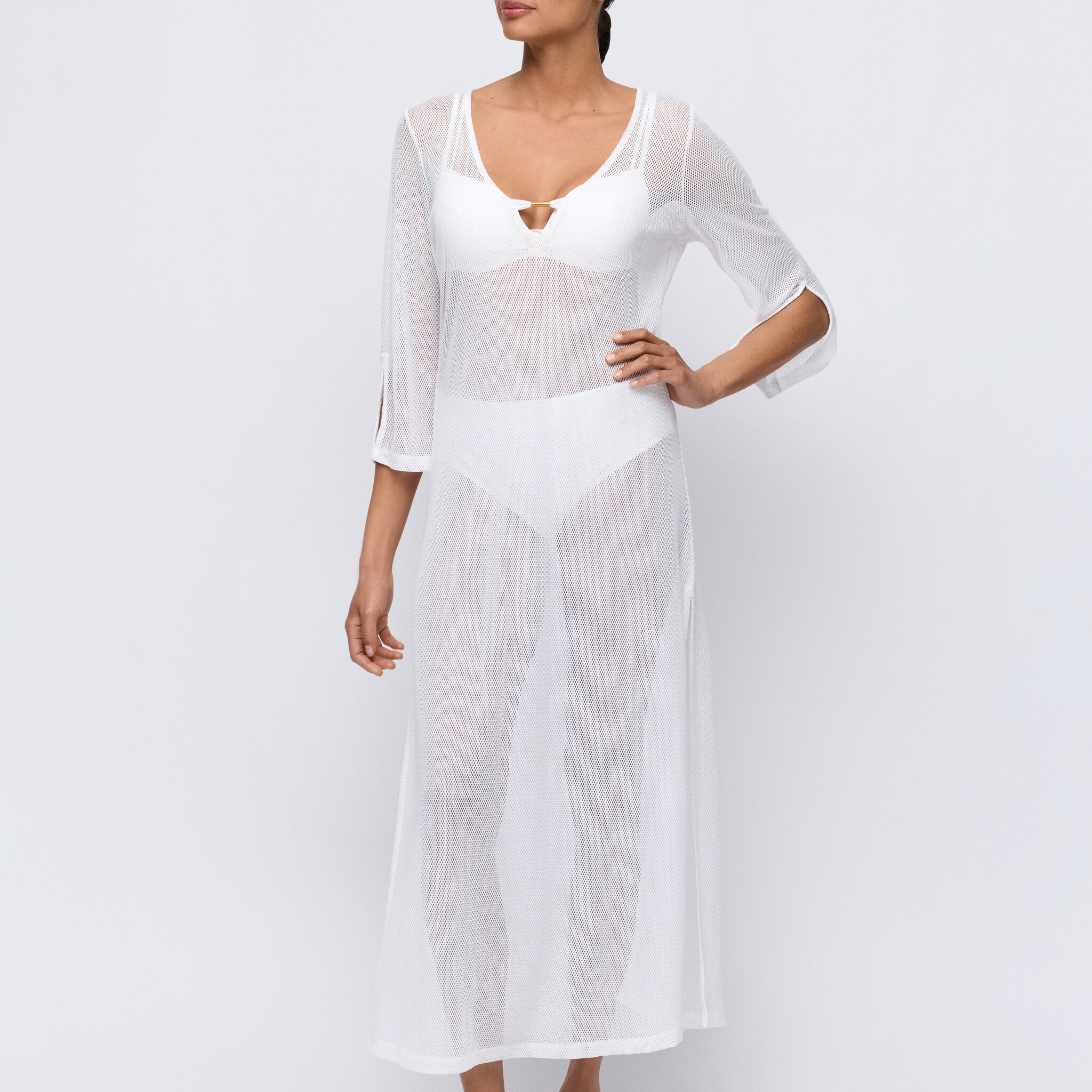 Marie Jo SWIM Marie Jo Swim Taleah caftan XS-XL elfin white