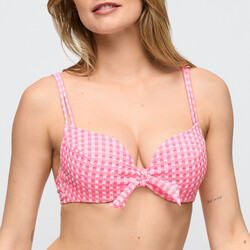 Mary Lynn mousse hart A-E rose gingham