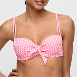 Mary Lynn balconnet mousse B-E rose gingham