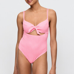 Mary Lynn full cup badpak B-E rose gingham