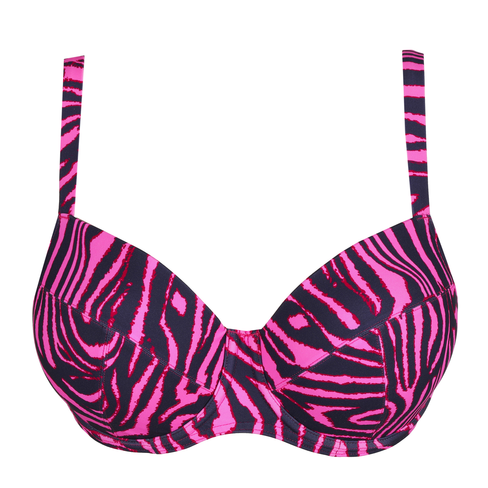 PrimaDonna SWIM Prima Donna Swim Malabo balconnet mousse C-F hot pink zebra
