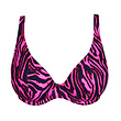 PrimaDonna SWIM Prima Donna Swim Malabo plunge bikini C-G hot pink zebra