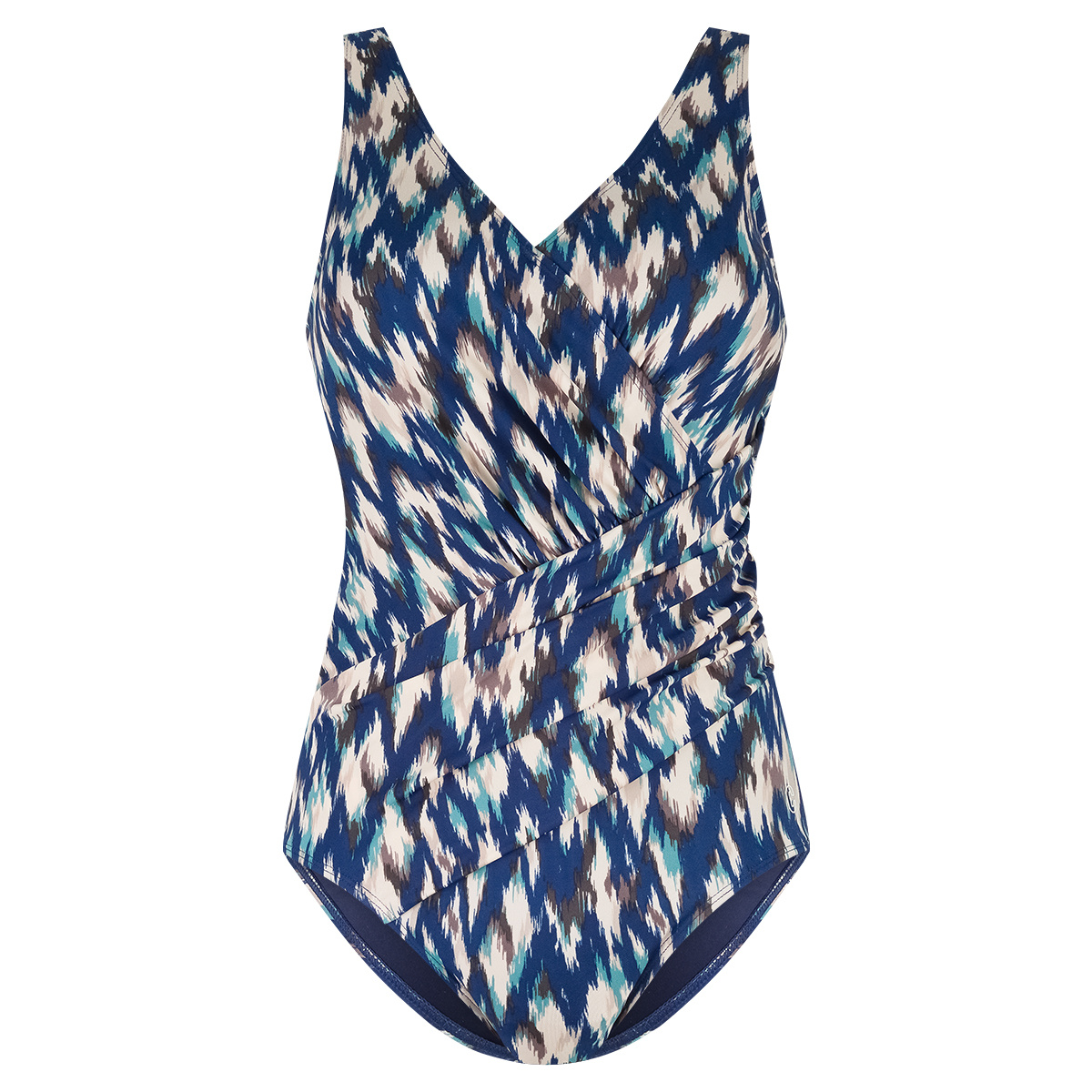 Ten Cate Ten Cate Badpak met overslag 36-50 ikat blue