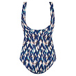 Ten Cate Ten Cate Badpak met overslag 36-46 ikat blue