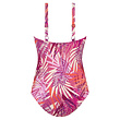 Ten Cate Ten Cate Badpak met overslag 38-46 floral leaves grape