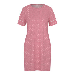 Sleepshirt crochet dots 36-46 rosewood