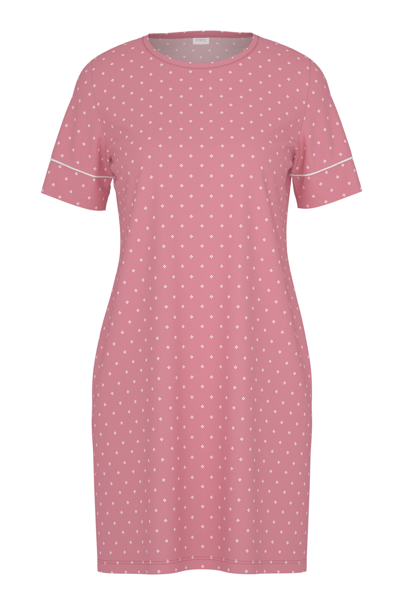 MEY Mey Sleepshirt crochet dots 36-46 rosewood