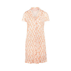 Nachthemd met kraag kreeften S-XXL light peach