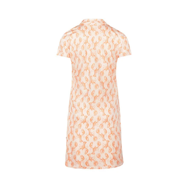 Charlie Choe Charlie Choe nachthemd met kraag kreeften S-XXL light peach