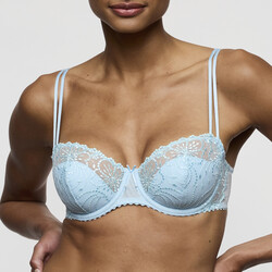 Jane balconnet halve mousse A-E milky blue
