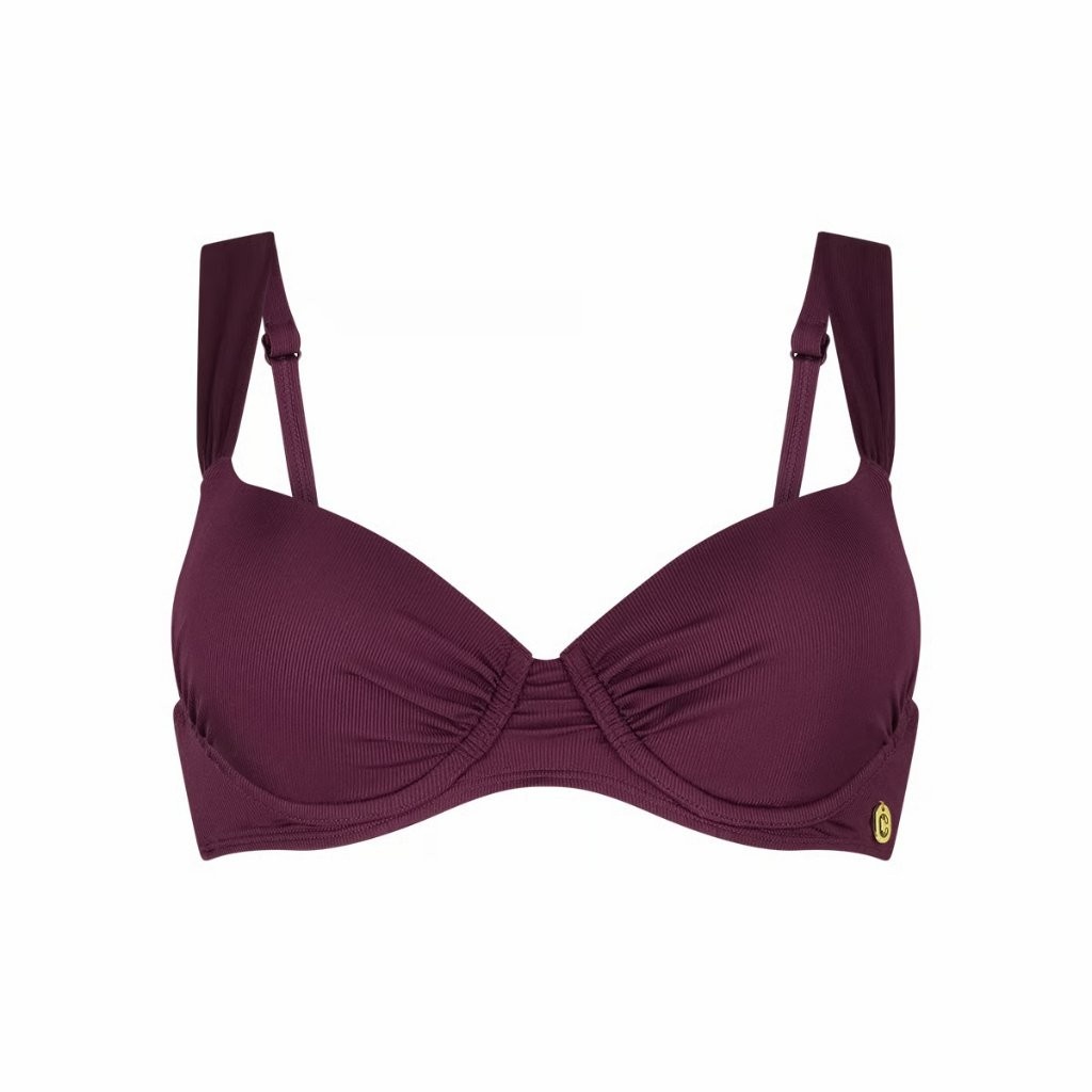 Ten Cate Ten Cate Push-up bikini B-D wine red