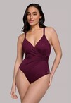 Ten Cate Ten Cate Swimsuit buckle padded 38-44 wine red