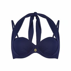 Bikini top multiway padded B-F ink blue