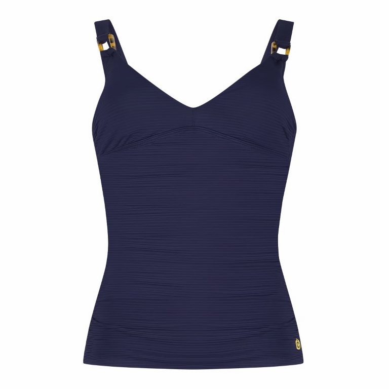Ten Cate Ten Cate Tankinitop v-neck padded 38-46 ink blue