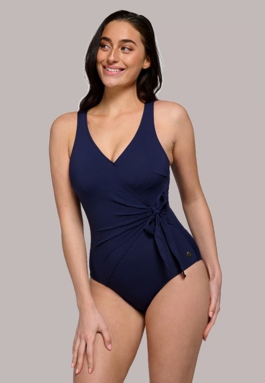 Ten Cate Ten Cate Swimsuit v-neck padded 36-42 ink blue