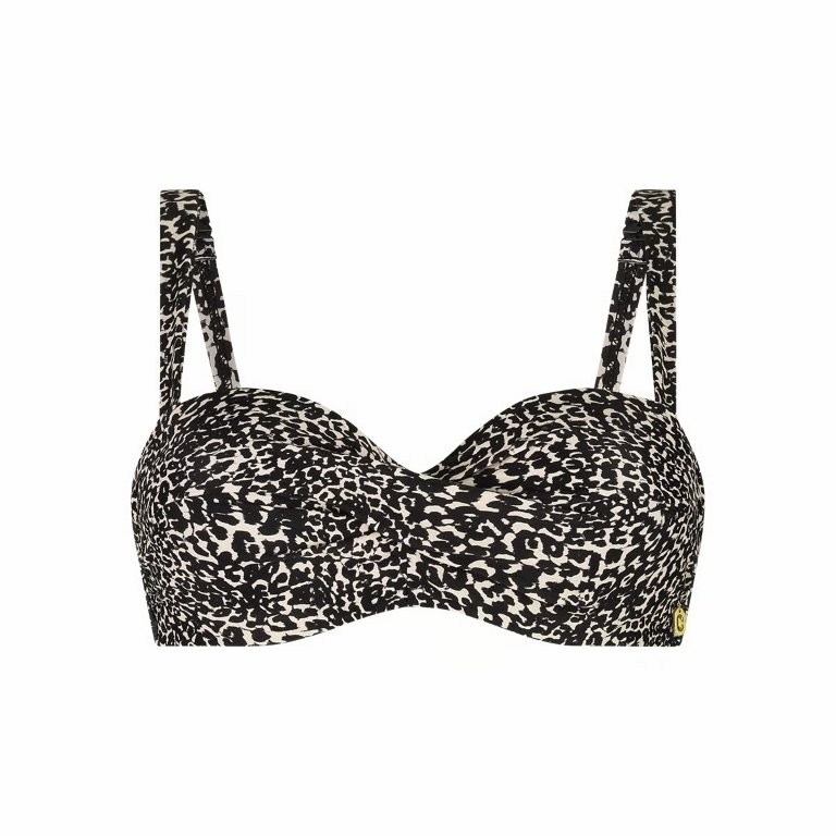 Ten Cate Ten Cate Bikini top twisted padded B-F little leopard