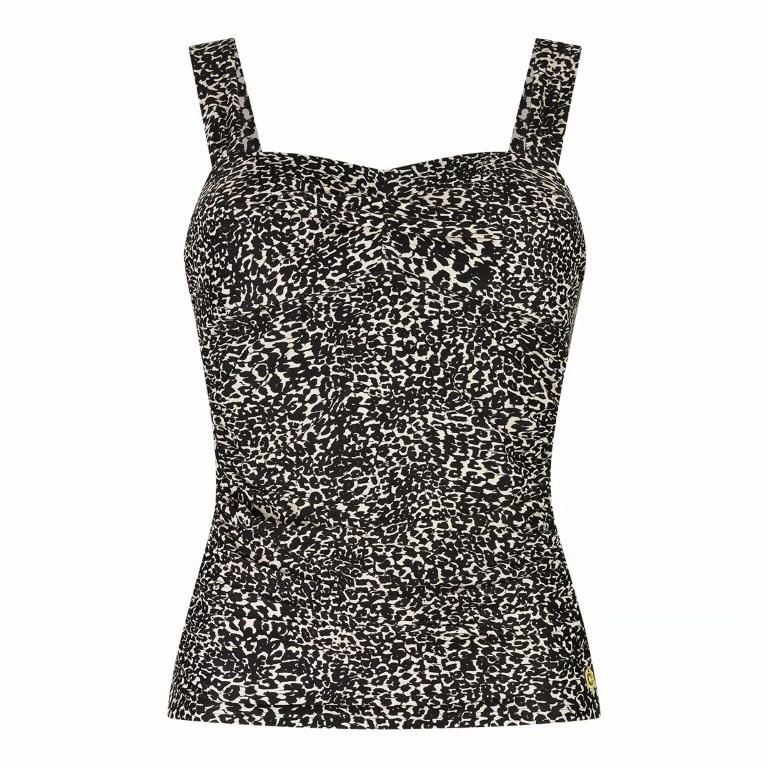 Ten Cate Ten Cate Tankinitop twisted padded 36-46 little leopard