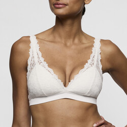Soft studio bralette lace A-E natuur