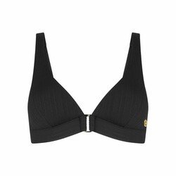 Triangle push-up bikini B-D zwart
