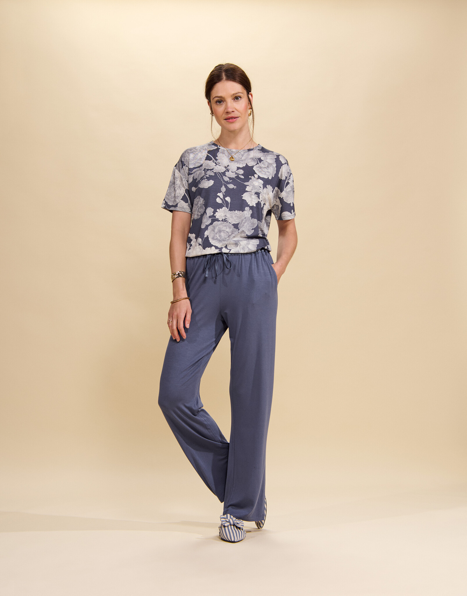 Essenza  Essenza Denna Eunice top M-XXL nightshadow blue