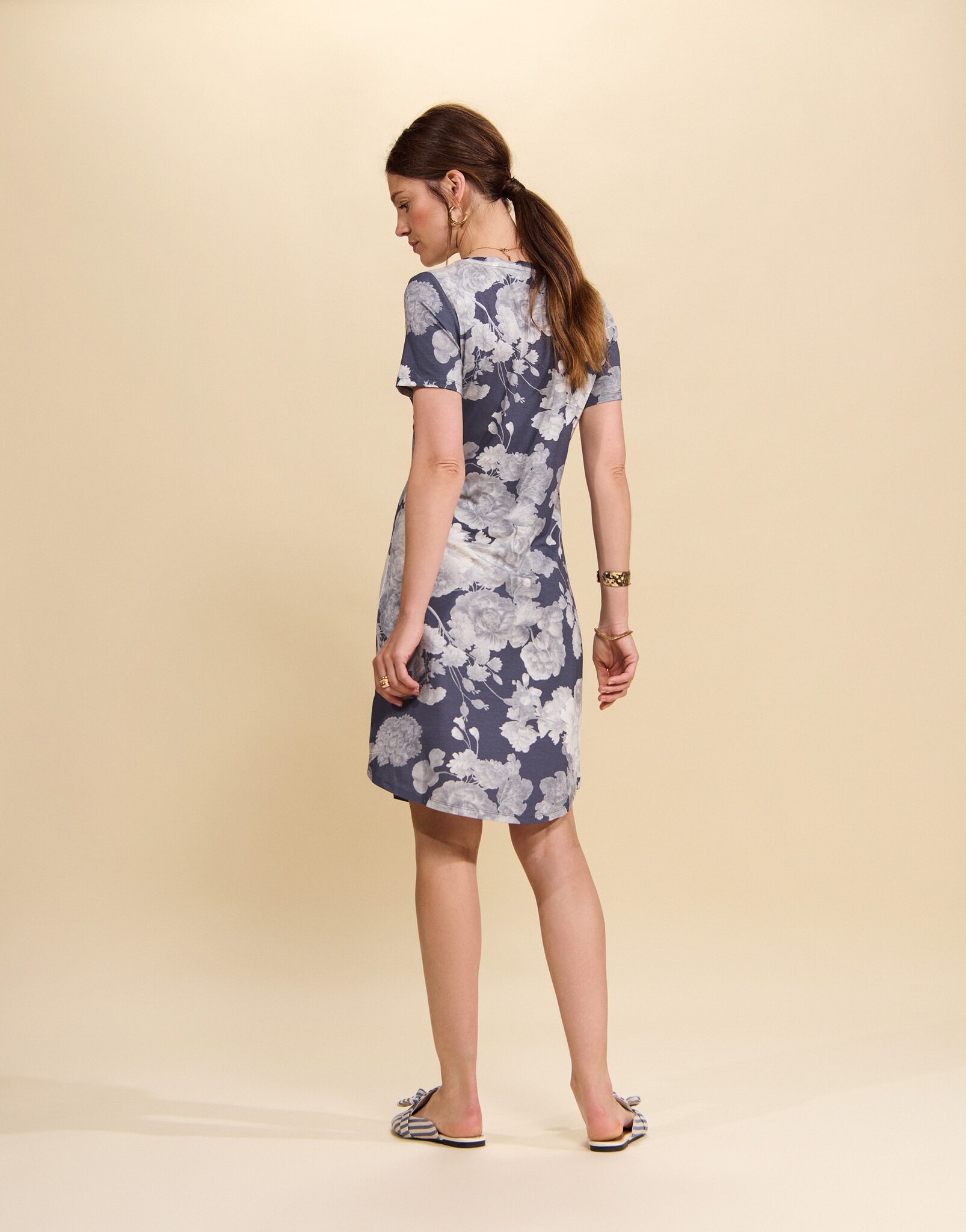 Essenza  Essenza Isa Eunice nachthemd S-XXL nightshadow blue