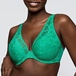 PrimaDonna Twist Prima Donna Twist Mocuto plunge bh halve cups B-F vivid green