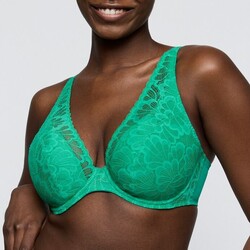 Mocuto plunge bh halve cups B-F vivid green