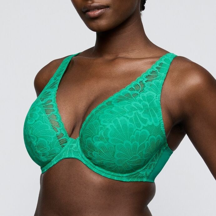 PrimaDonna Twist Prima Donna Twist Mocuto plunge bh halve cups B-F vivid green