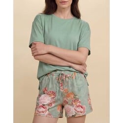 Denna Uni top L dusty teal