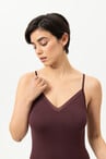 MEY May Spagettitop S-XL hot maroon