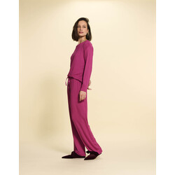 Nora Uni lange broek S-M magenta haze