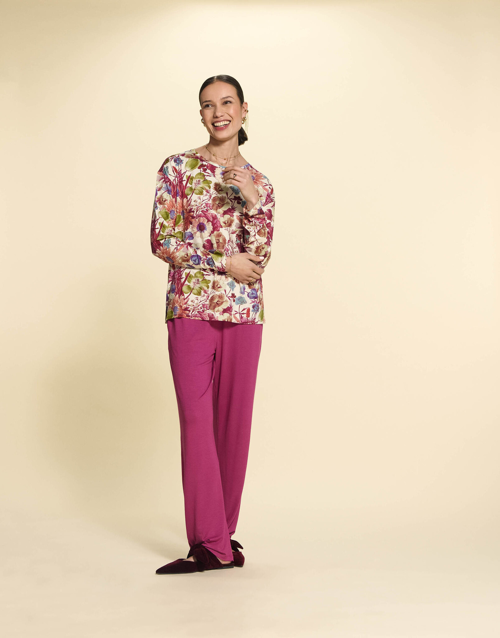 Essenza  Essenza Denna violesta top M-XL vanilla